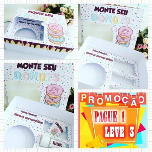 Arquivo de Corte Caixa Donuts Studio