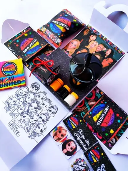 Arquivo De Corte Caixa Maleta Now United *studio/pdf