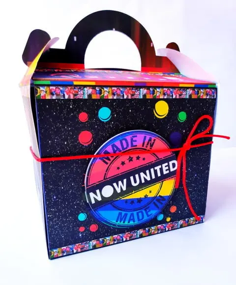 Arquivo De Corte Caixa Maleta Now United *studio/pdf