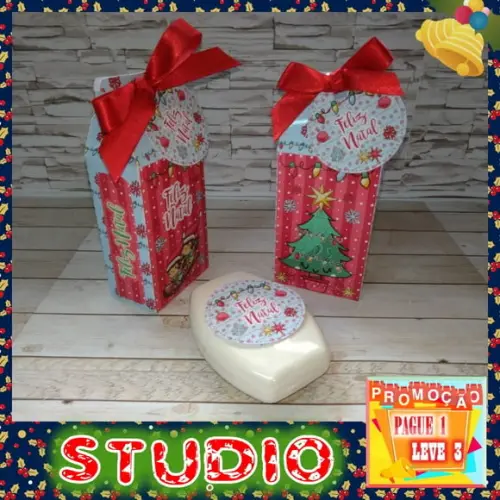 Arquivo de corte caixa Milk Natal