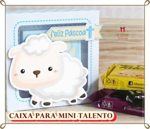 Arquivo de corte caixa Mini Talento PAGUE 1 e LEV3Studio/PDF