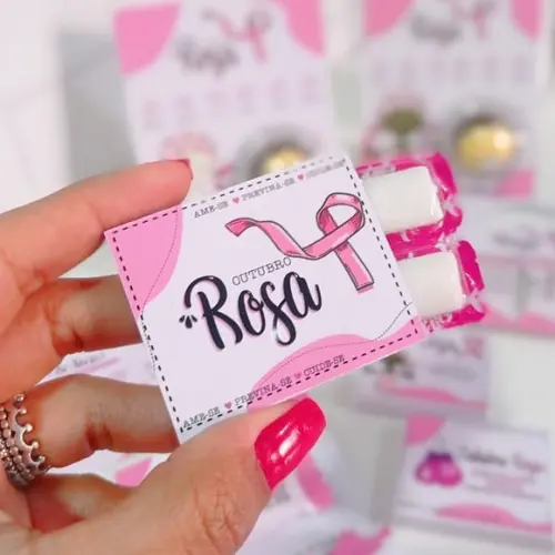 Arquivo de corte Caixa Outubro Rosa *Studio/PDF/PNG