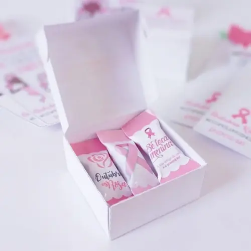 Arquivo de corte Caixa Outubro Rosa + Balinhas