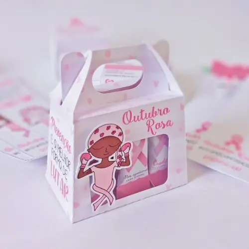 Arquivo de corte Caixa Outubro Rosa + Balinhas