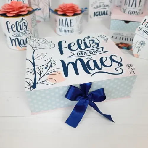 Arquivo de corte Caixa presente - Dia das Mães Studio/PDF