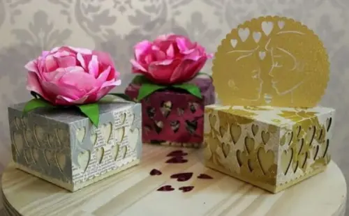 Arquivo de corte Caixa presente - Dia das Mães Studio