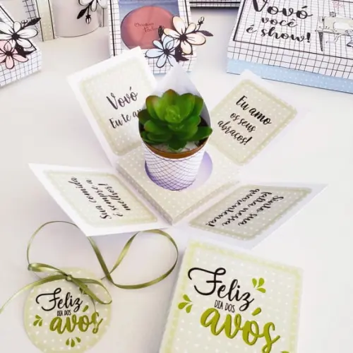 Arquivo de corte Caixas - Dia dos Avós *STUDIO/PDF