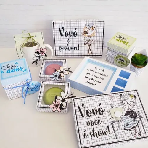 Arquivo de corte Caixas - Dia dos Avós *STUDIO/PDF