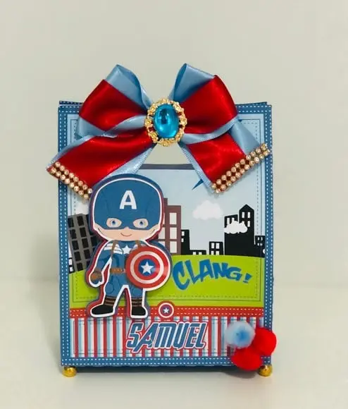 Arquivo de corte Capitão America Cute Studio/PDF/PNG