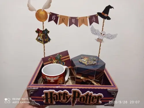 Arquivo de corte Cesta Harry Potter *Studio/PDF