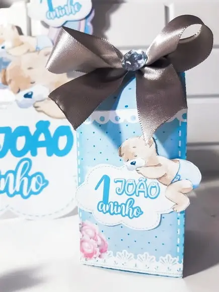 Arquivo de corte Chá de Revelação ursinho *Studio/PDF/PNG*