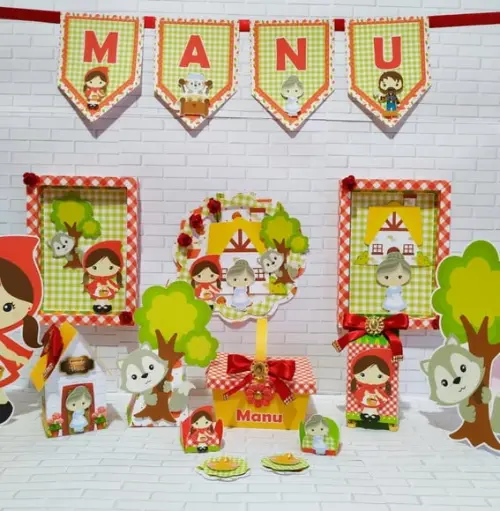 Arquivo de corte Chapeuzinho Vermelho Studio/PDF/PNG