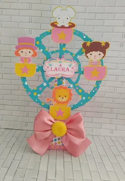 Arquivo de corte Circo Rosa/Menina *Studio/PDF/PNG*