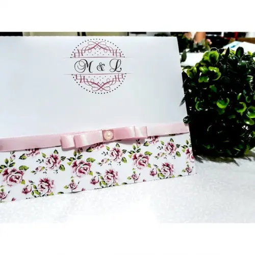 Arquivo de corte convite rosa floral Studio/PNG