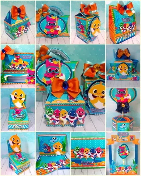 Arquivo de corte Digital Baby Shark PDF/STUDIO