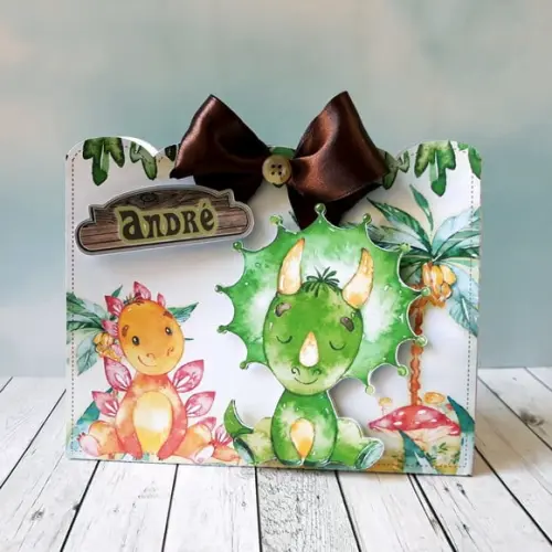 Arquivo de corte Dinossauro baby **Studio/PDF