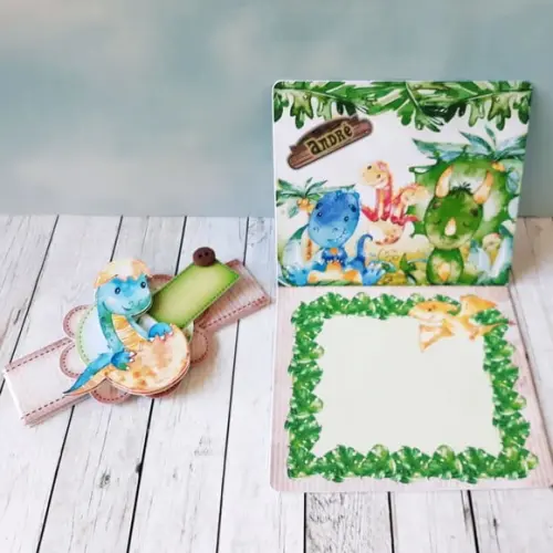 Arquivo de corte Dinossauro baby **Studio/PDF