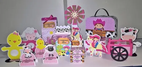 Arquivo de corte Fazendinha Pink Studio