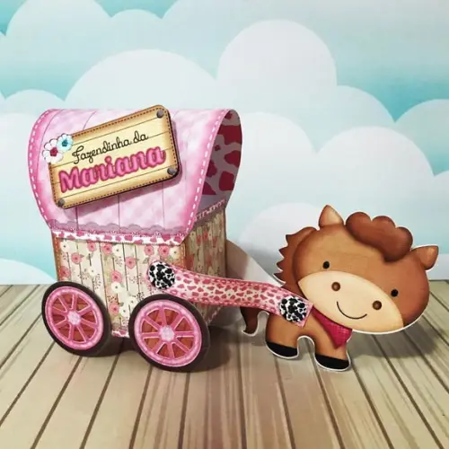 Arquivo De Corte Fazendinha Rosa Menina *studio/pdf/png