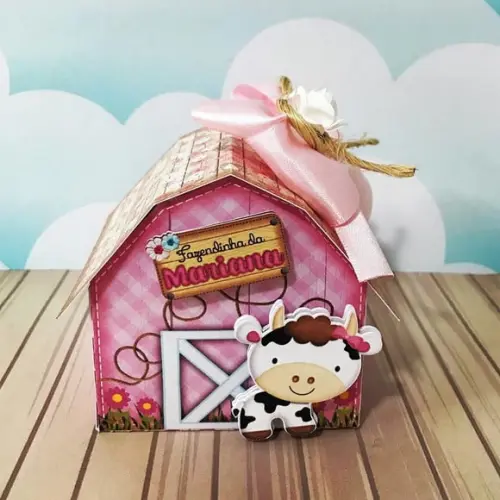 Arquivo De Corte Fazendinha Rosa Menina *studio/pdf/png