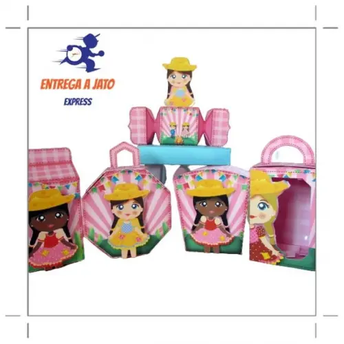 Arquivo de corte Festa Junina - Menina *Studio/PDF/PNG/CDR