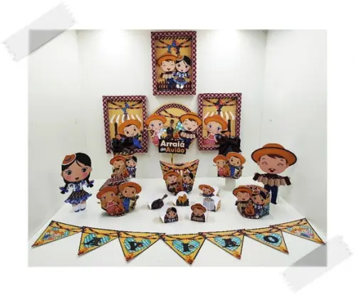Arquivo de corte Festa Junina *Studio/PDF/PNG