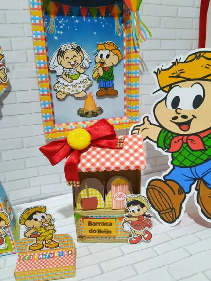 Arquivo de corte Festa Junina Turma da Mônica