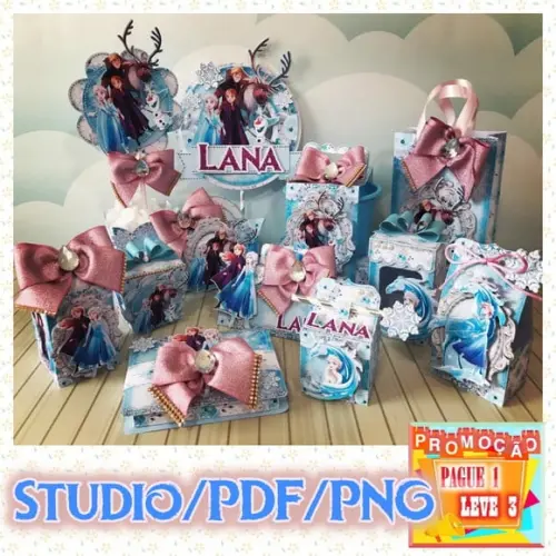 Arquivo de corte Frozen Studio/PDF/PNG