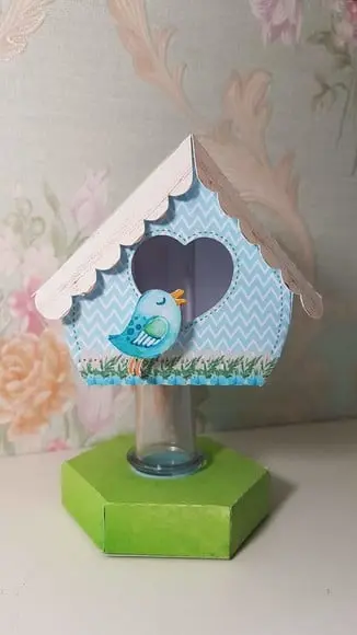 Arquivo De Corte Jardim De Passarinhos Azul Menino *studio
