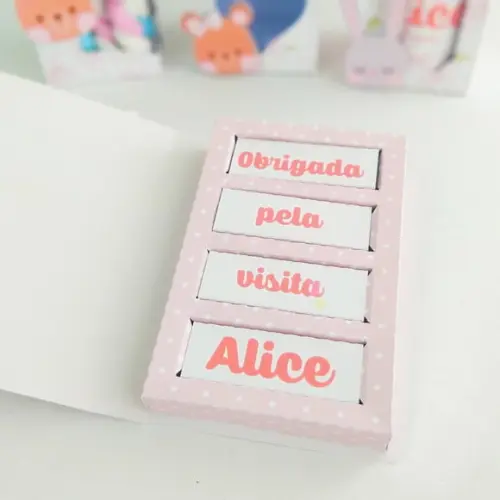 Arquivo De Corte Lembranças Maternidade Menina Studio/pdf
