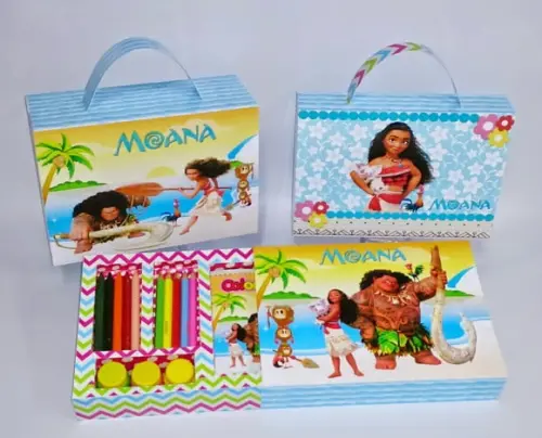 Arquivo de corte Maleta kit pintura Moana Studio/PDF