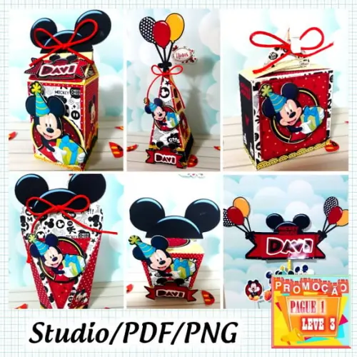 Arquivo De Corte Mickey *studio/pdf/png