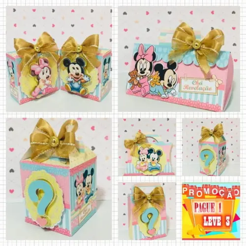 Arquivo de corte Mickey e Minnie Baby *Studio