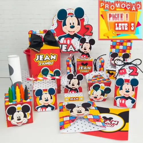 Arquivo de corte Mickey Studio/PDF