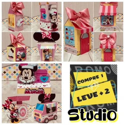Arquivo de Corte Minnie Confeiteira **studio