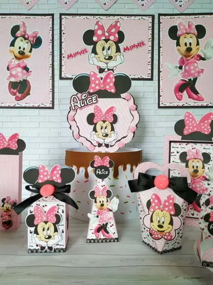 Arquivo de corte Minnie Rosa Studio/PDF
