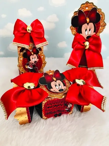 Arquivo de corte Minnie vermelho Studio/PDF/PNG