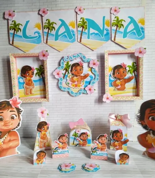 Arquivo de corte Moana Baby Studio/PDF/PNG