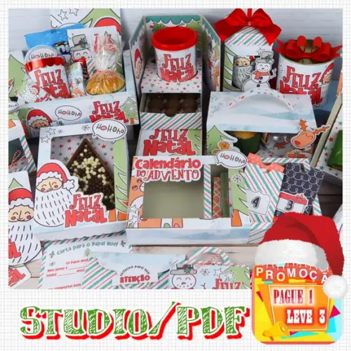 Arquivo de corte Natal *Studio/PDF