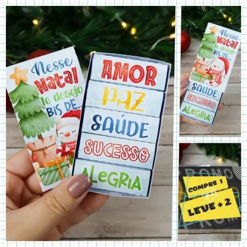 Arquivo de Corte para Caixa 5 Bis Natal Studio/pdf