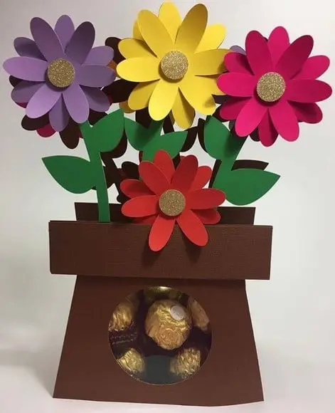 Arquivo de corte Porta bombom Dia das Mães **Studio