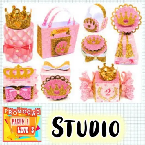 Arquivo De Corte Princesa Realeza Luxo - Menina * Studio