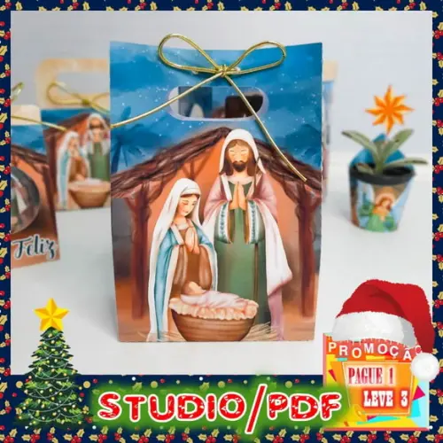Arquivo de corte Sacola Natal