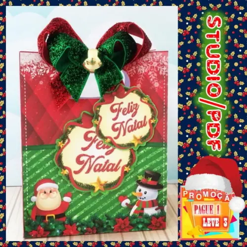 Arquivo de corte Sacola Natal