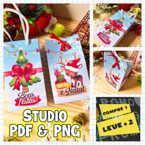 Arquivo de Corte Sacola Natal