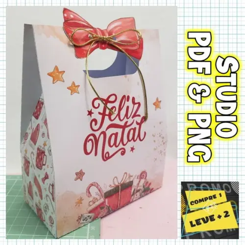 Arquivo de Corte Sacola Natal