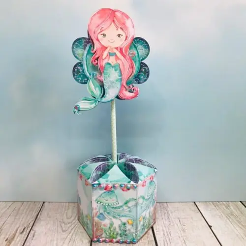 Arquivo de corte Sereia aquareladas Studio/PDF