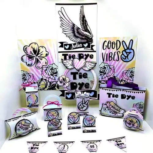 Arquivo de corte Tie Dye *Studio/PDF/PNG