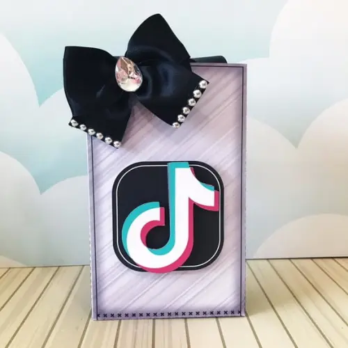 Arquivo de corte Tik tok Sudio/PDF/PNG