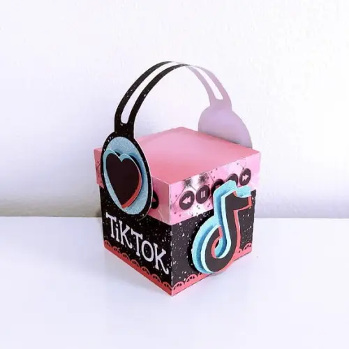 Arquivo de corte Tik tok Sudio/PDF/PNG